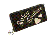 Juicy Couture Velour Clutch Wallet